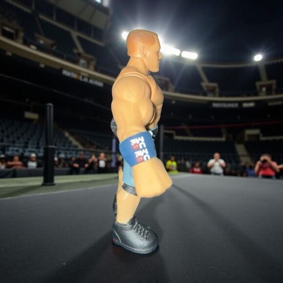 WWE Basic Posable John Cena Action Wrestling Figure Stretch Arms B23 - Picture 8 of 8